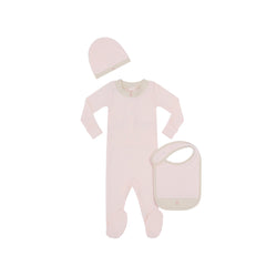 Parni Pink Baby Logo Footie