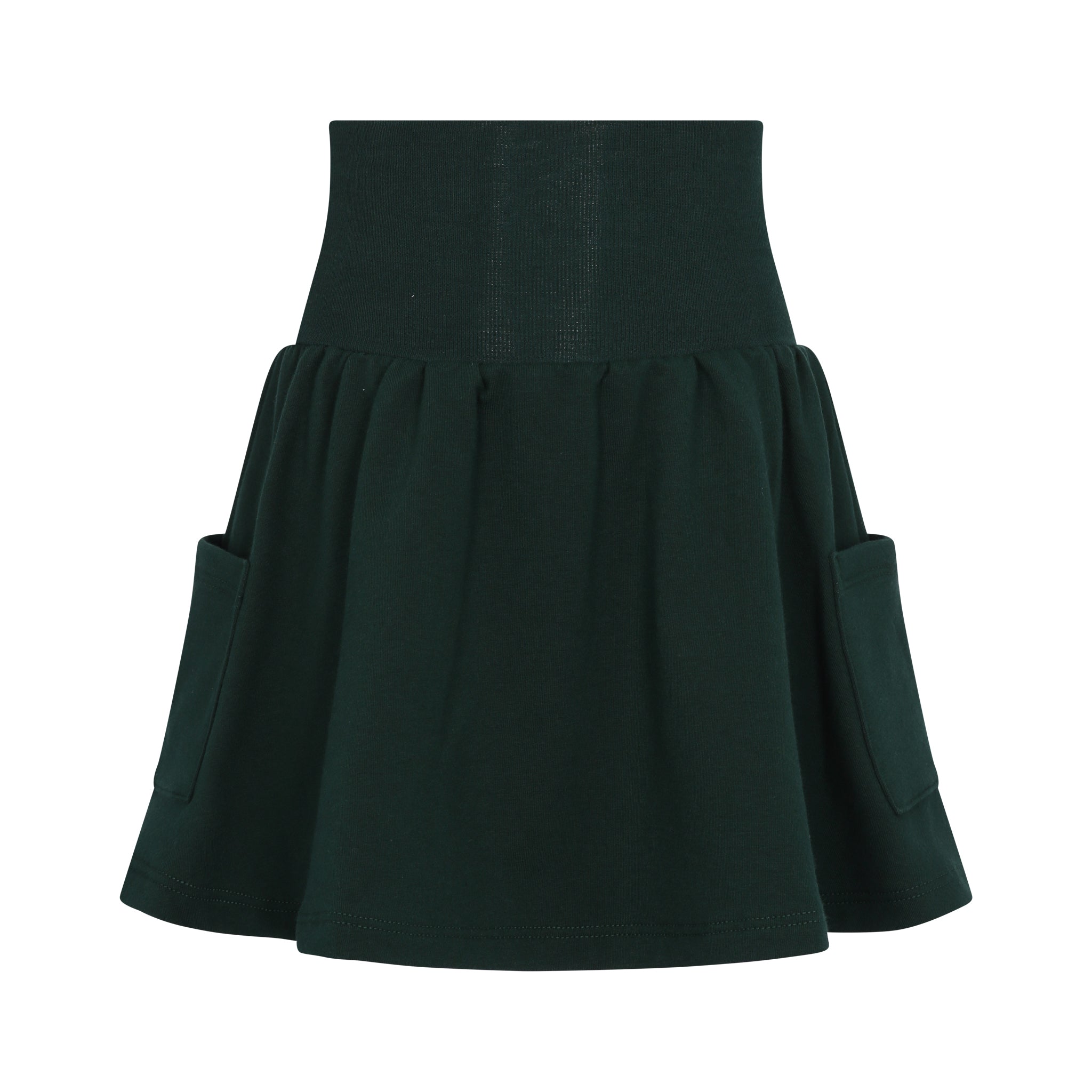 Parni Green Girls Pocket Skirt