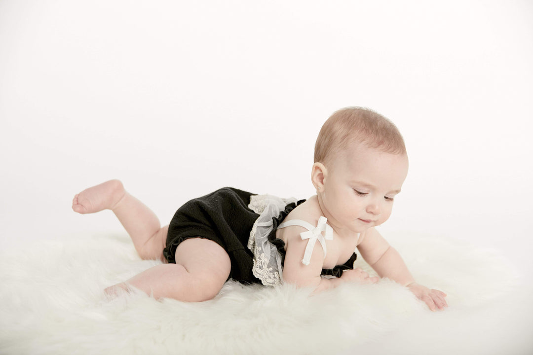 KIPP Gauze Ruffle Romper