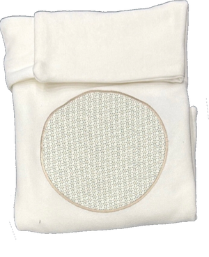 Baby Knit Blanket with Circle Print