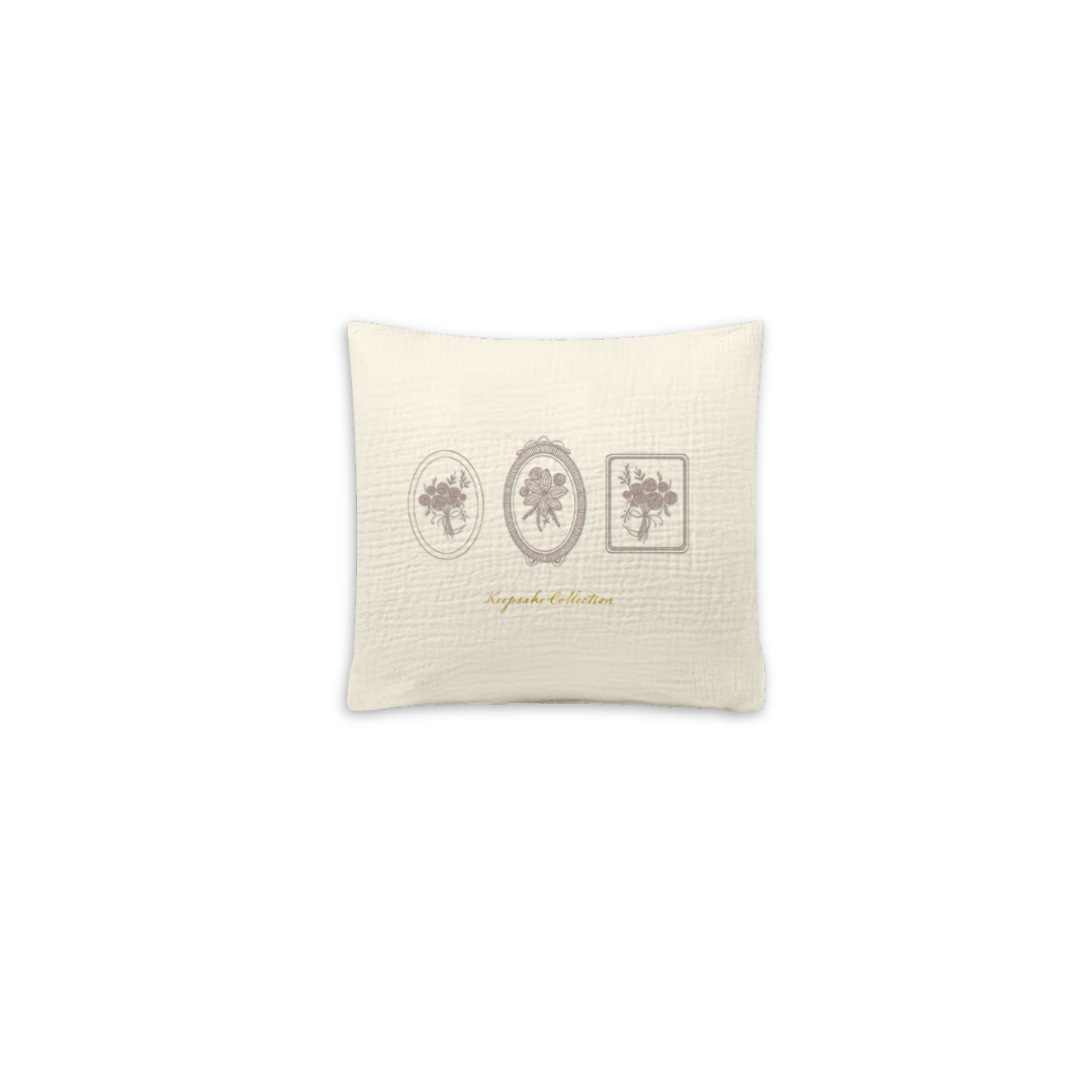 Keepsake Girls Embroidered Filled Pillow Soft Cotton Nursery Pillow Decorative Embroidery