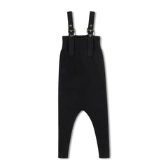 Byke Black Knit Buckle Romper