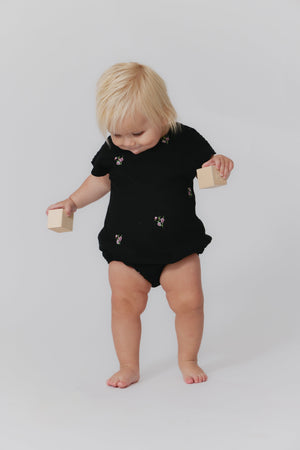 Kipp Audry Black Crochet Set