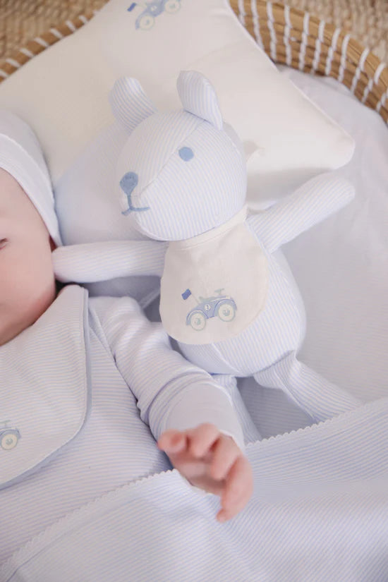 Kipp Baby - Carrera Pinstripe Teddy w/ Bib