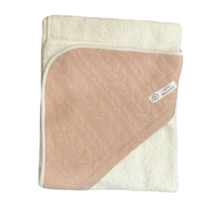 Latte Baby Quilted Hooded Towel