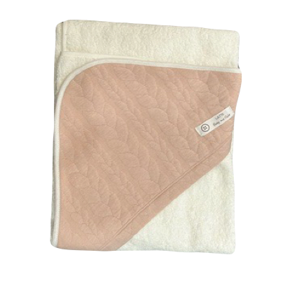 Latte Baby Quilted Hooded Towel