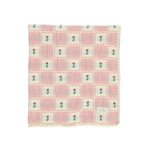 Bebe Organic Bella Blanket – Tulip Patchwork (SS26)