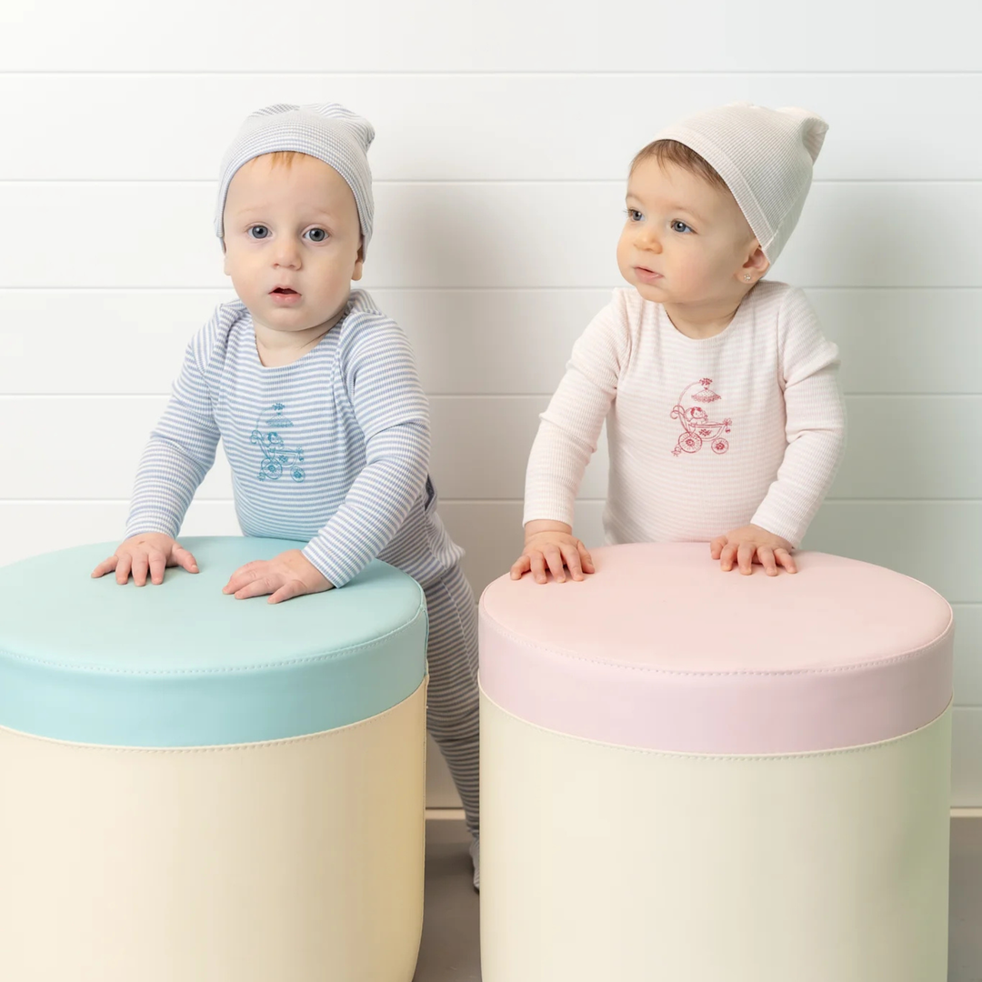 Bee and Dee - Carriage Sketch Footie/Beanie - Pinkalicious