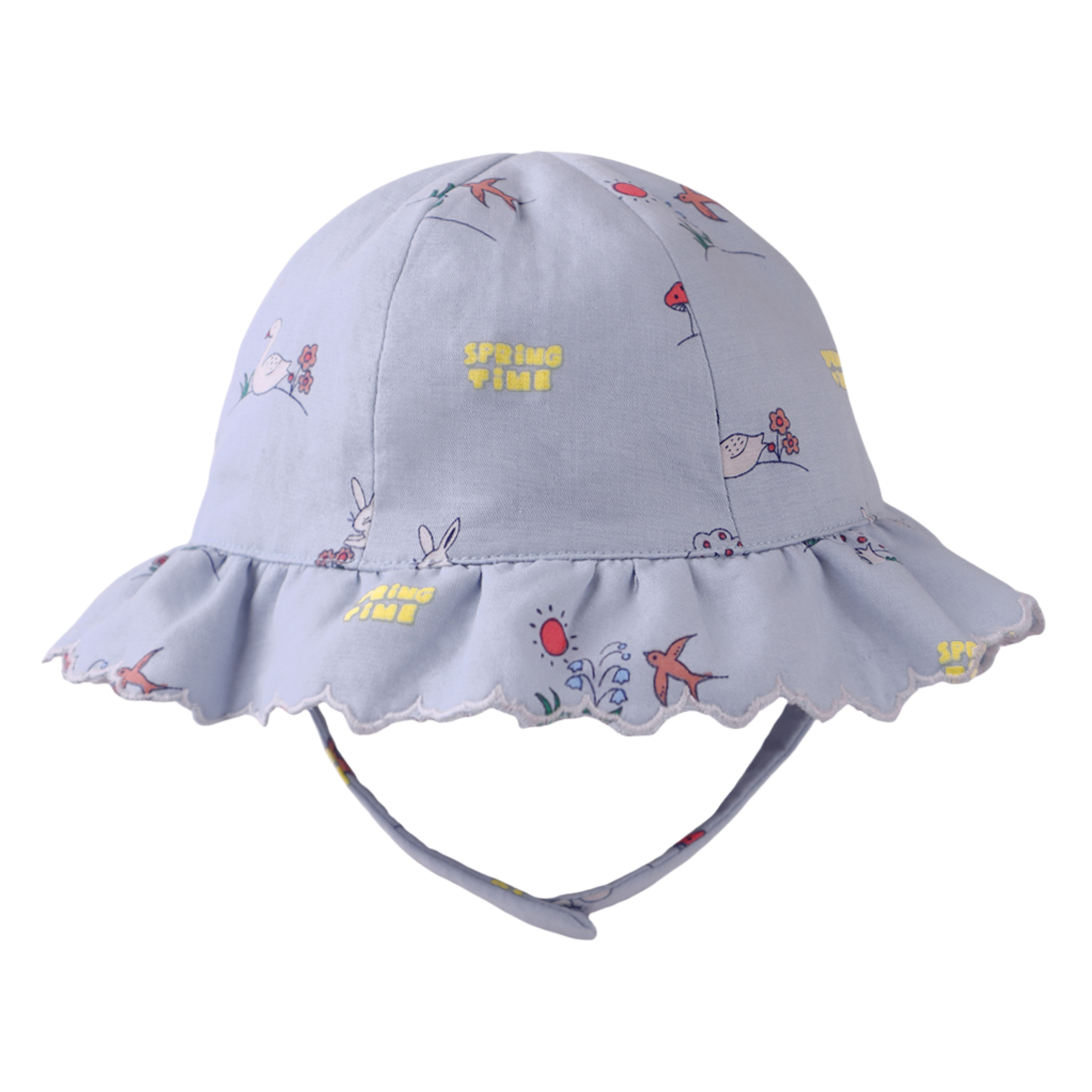 Gingersnaps Baby Fraya Embroidered Scallop Sun Hat