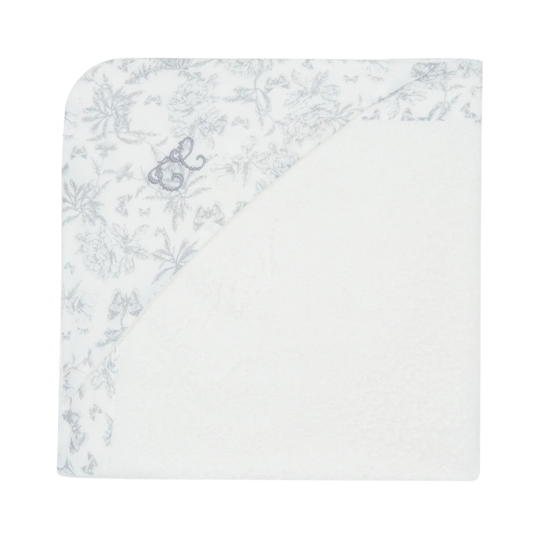 Tartine et Chocolat Grey Toile Hooded Towel