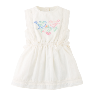 Gingersnaps Baby Charlee Cross-Stitch Embroidered Dress