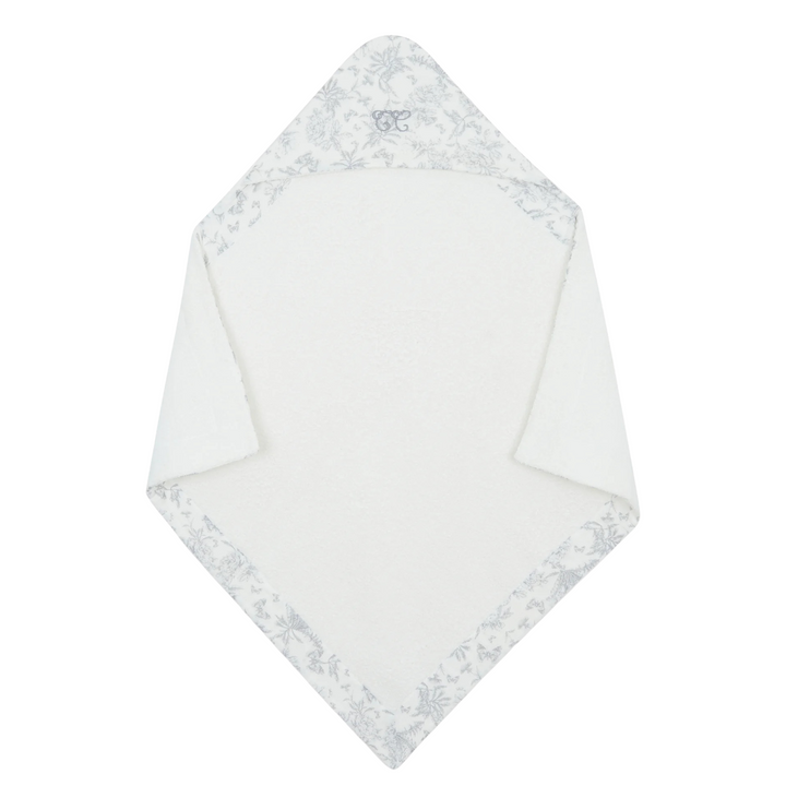 Tartine et Chocolat Grey Toile Hooded Towel
