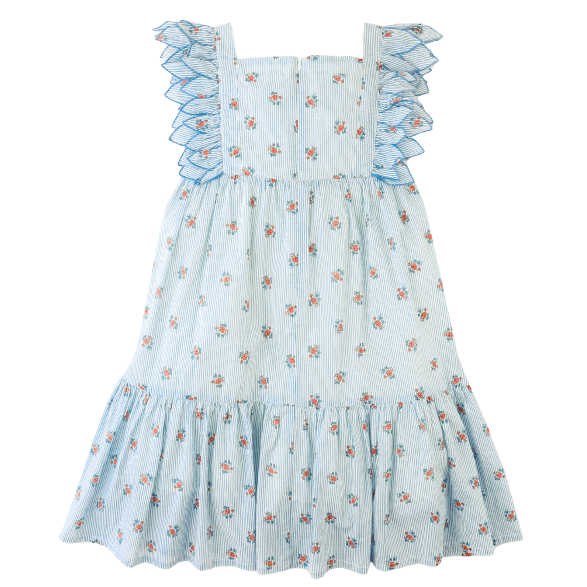 Gingersnaps Chloe Apron Dress – Smocked Bodice & Petal Sleeves