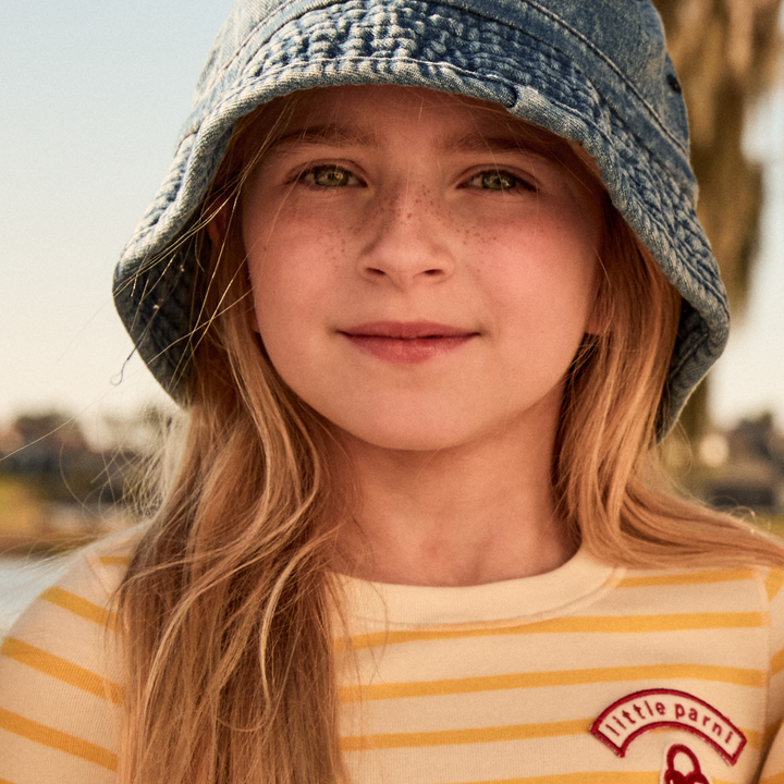 Little Parni - Wide Striped T-shirt Long Sleeves