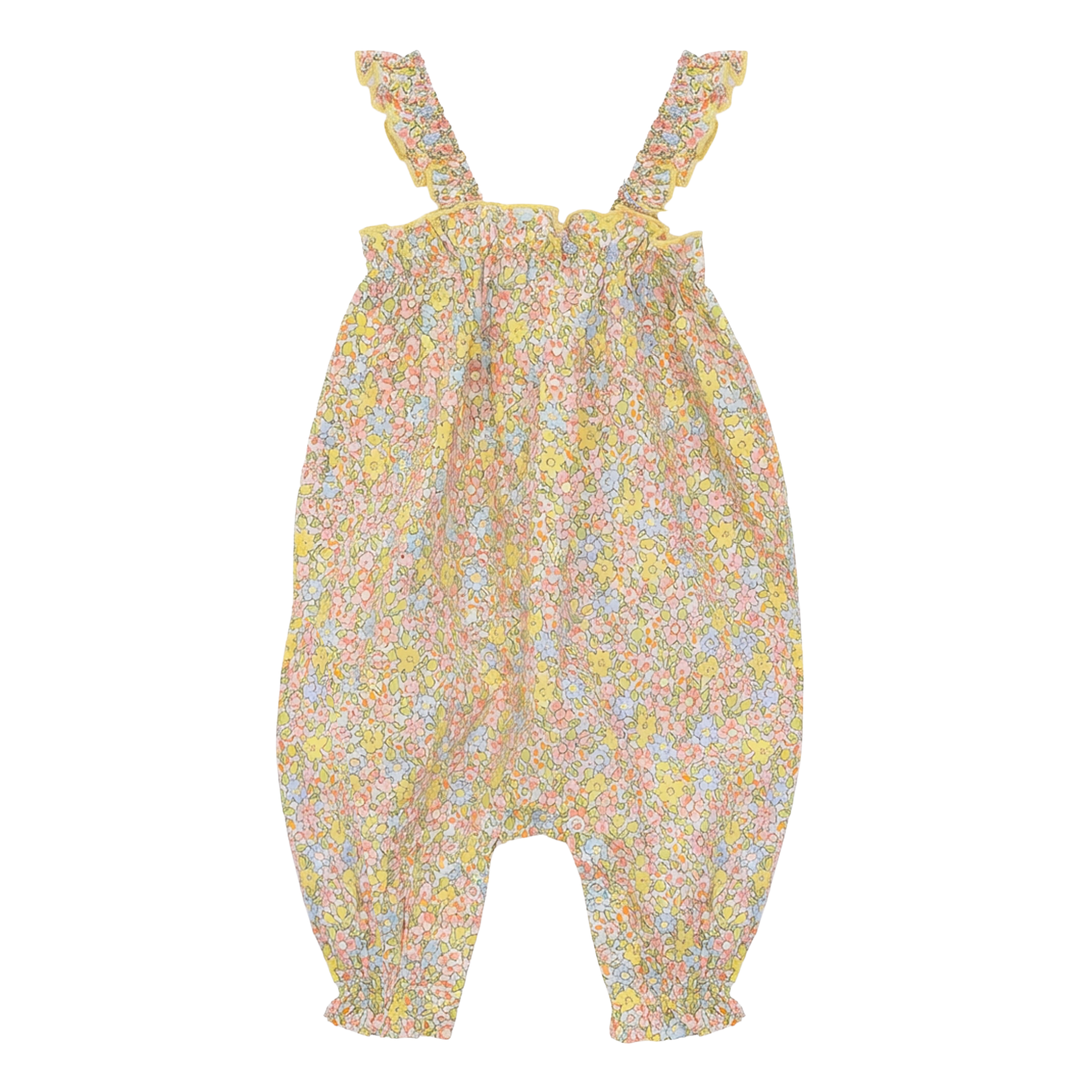 Mini P Floral Frill Edge Romper