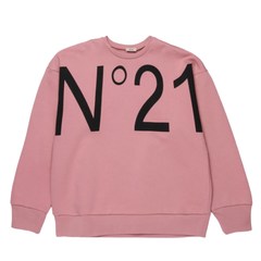Kids Drop Shoulder Sweatshirt by N21 – Logo Pullover