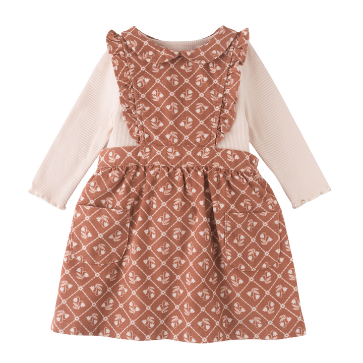 Sabrina Pinafore Dress Set for Baby Girls | Gingersnaps