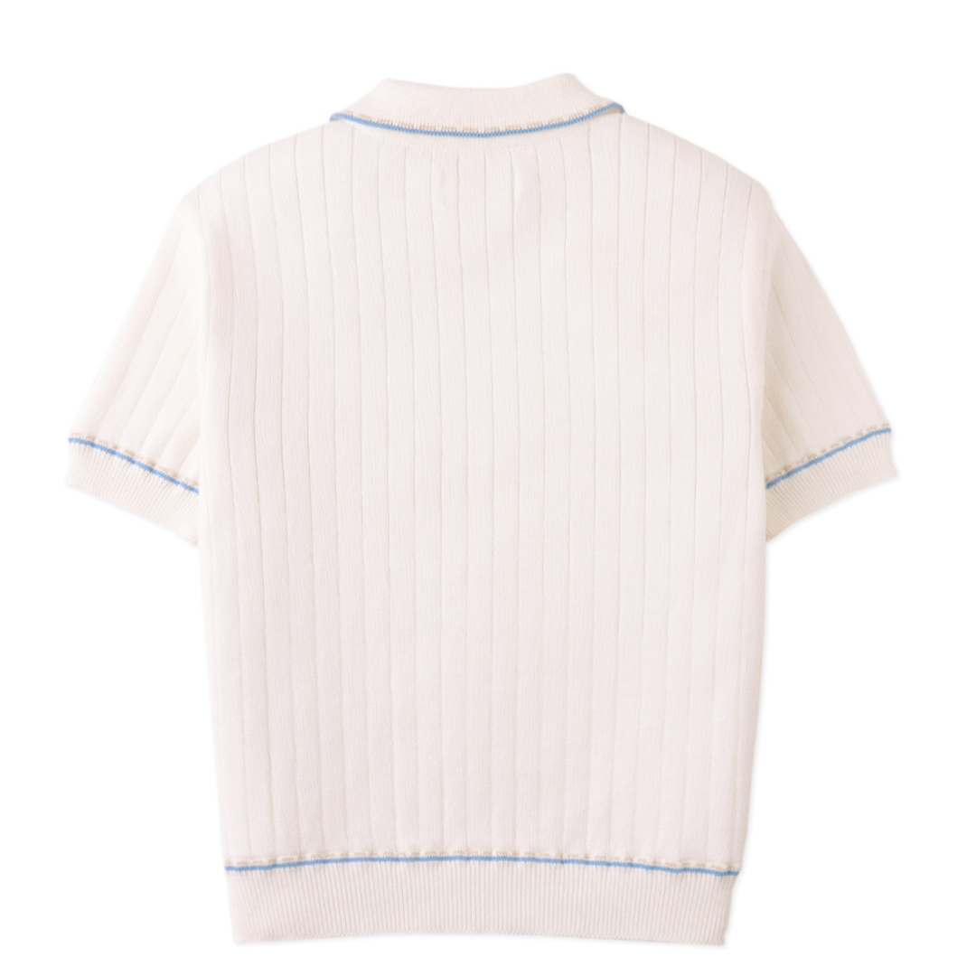 Gingersnaps Reiner Polo Shirt with Stripe Tipping Accents