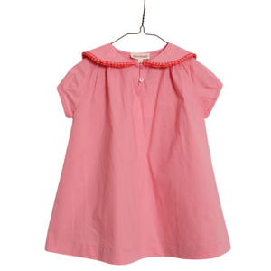 Mini Moda - Rosette Collar Dress