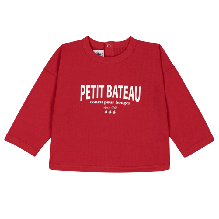Petit Bateau - Baby Boy Sweatshirt with Logo