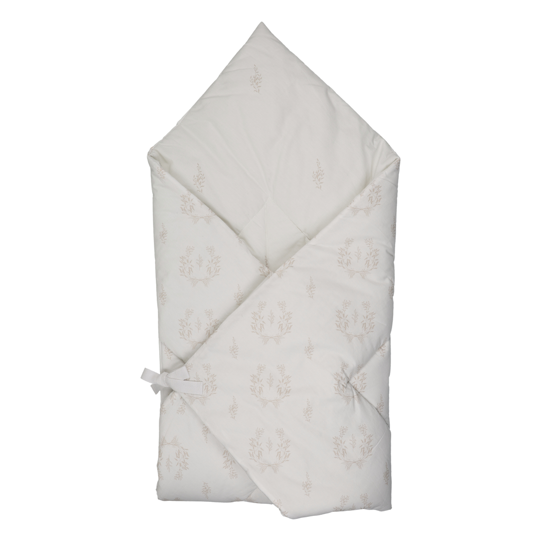 Peluche Bebe Botanical Baby Wrap Playmat Set Nature Inspired Print