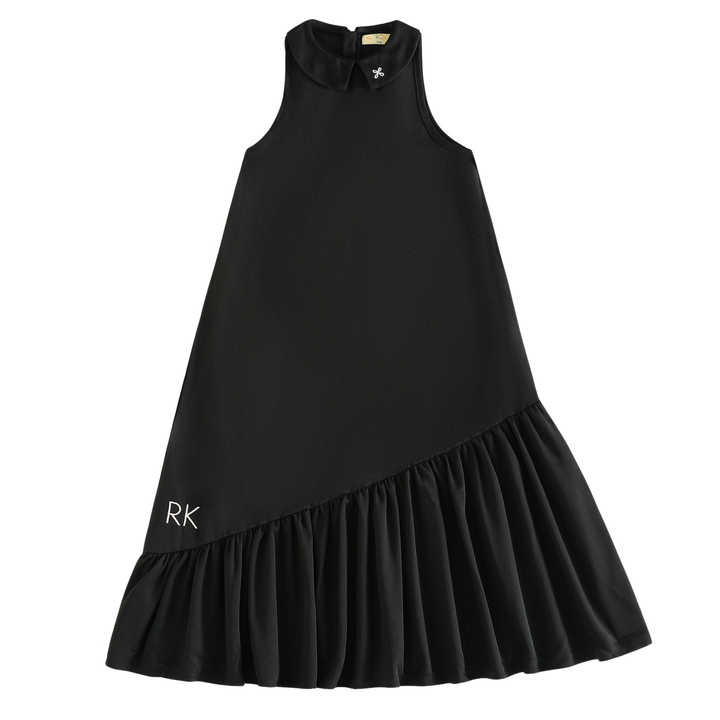 Emery Slanted Tier Collar Maxi Dress