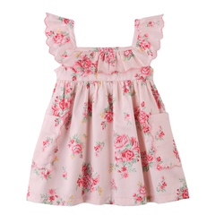 Gingersnaps Baby Sydney Dress with Embroidered Scallop Details