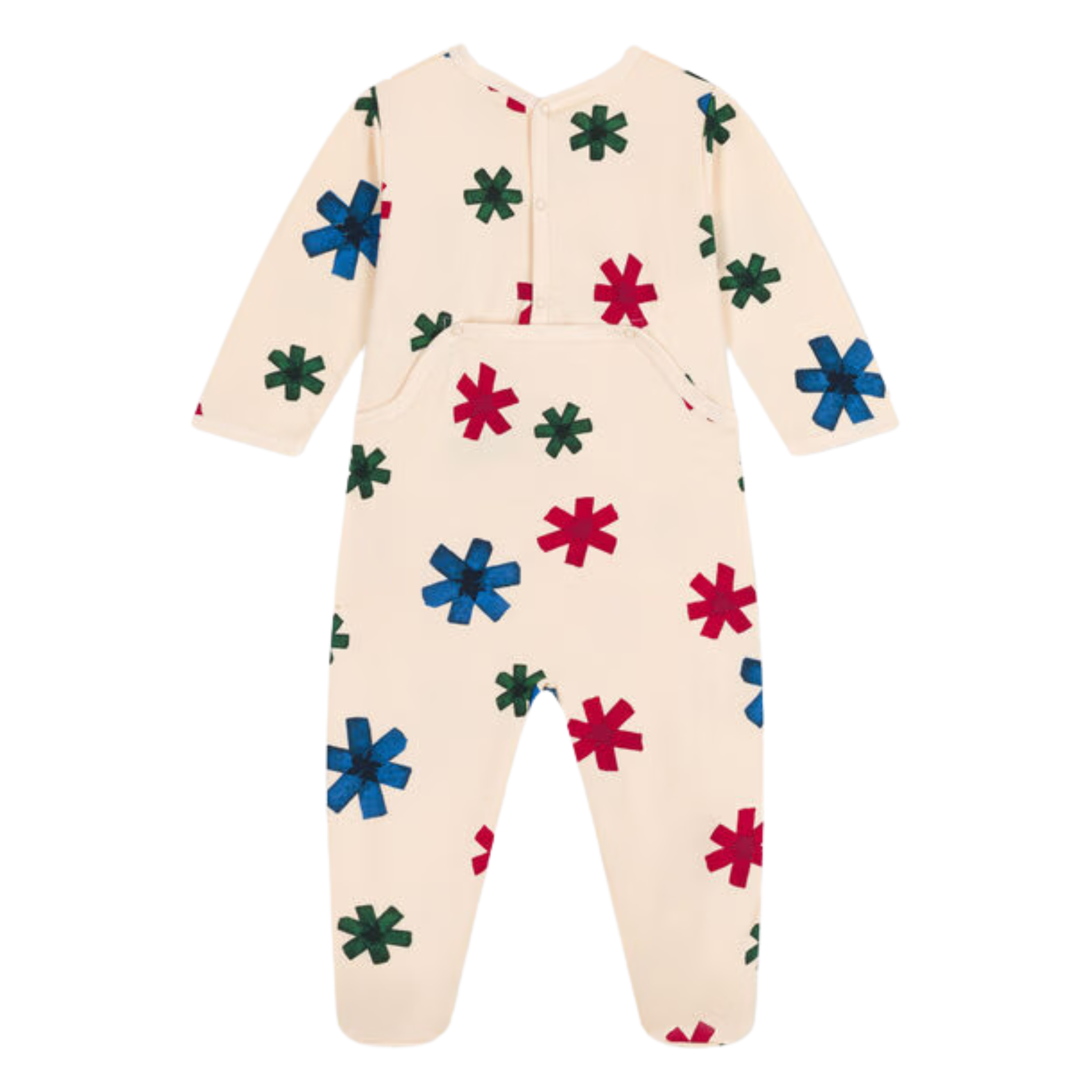 Petit Bateau - Happy Family Printed Footie