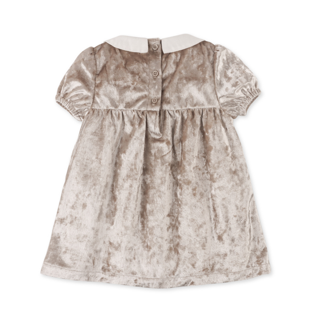 Ginger Snaps | Baby Girl Selina Short Sleeves Smocked Dress