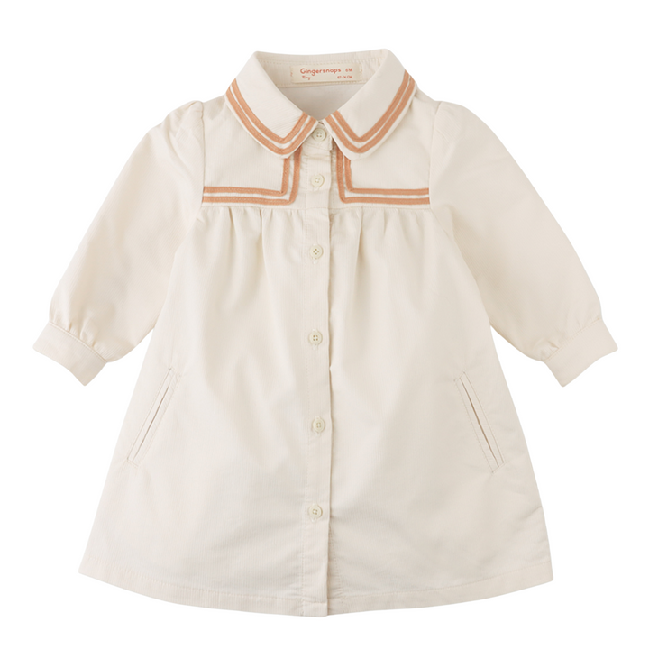 Petra Long Sleeve Shift Dress for Baby Girls | Gingersnaps
