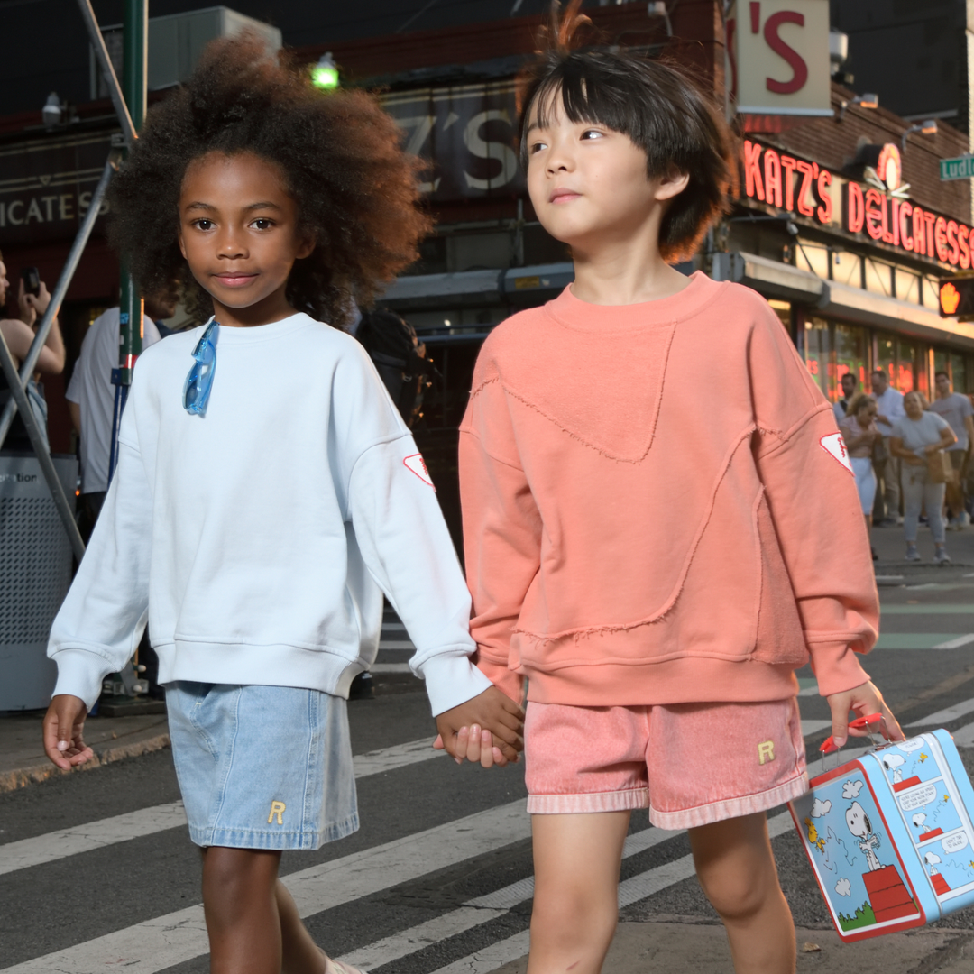 Rooie and Friends - Patched Sweater