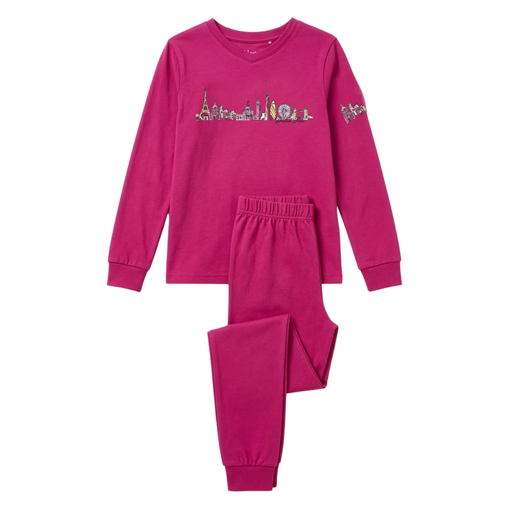 Dottie Lou - Fuchsia Global Dreamer Loungewear Set
