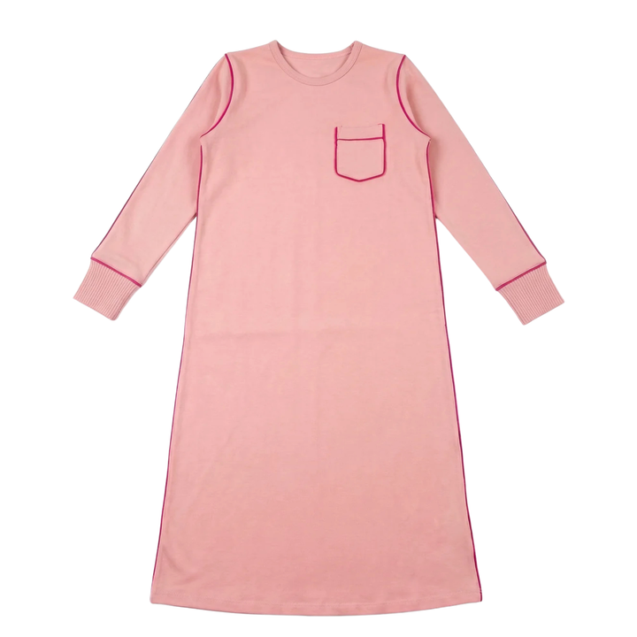 Dottie Lou - Blush Piping Nightgown