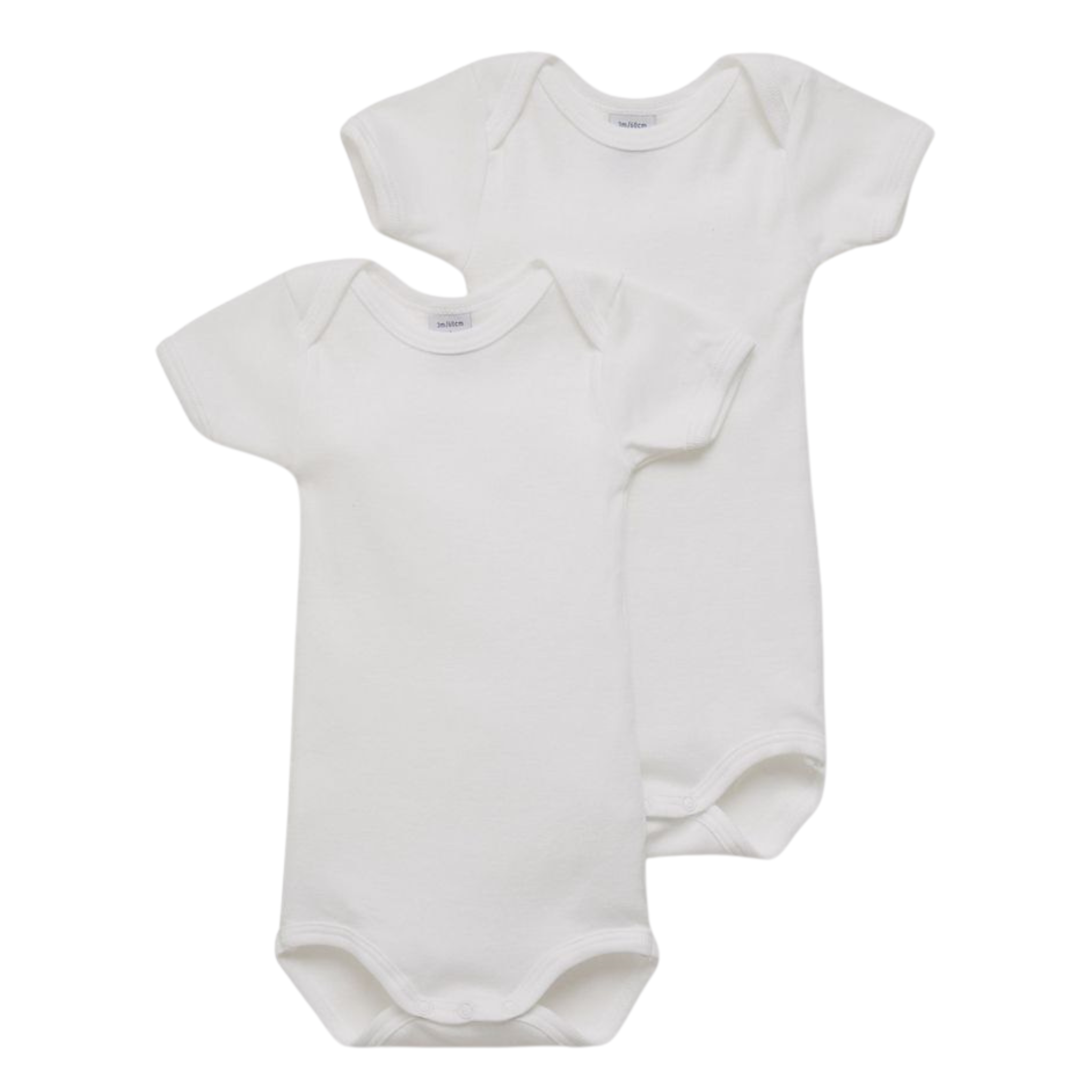 Petit Bateau - Baby 2 Pack Short Sleeve Bodysuits