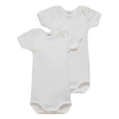 Petit Bateau - Baby 2 Pack Short Sleeve Bodysuits