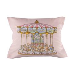 Teddy's Merry Go Cushion Sugary Pink