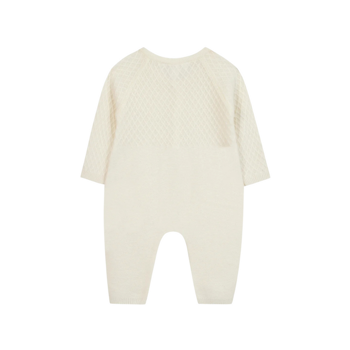 Tartine et Chocolat Cream Knit Jumpsuit