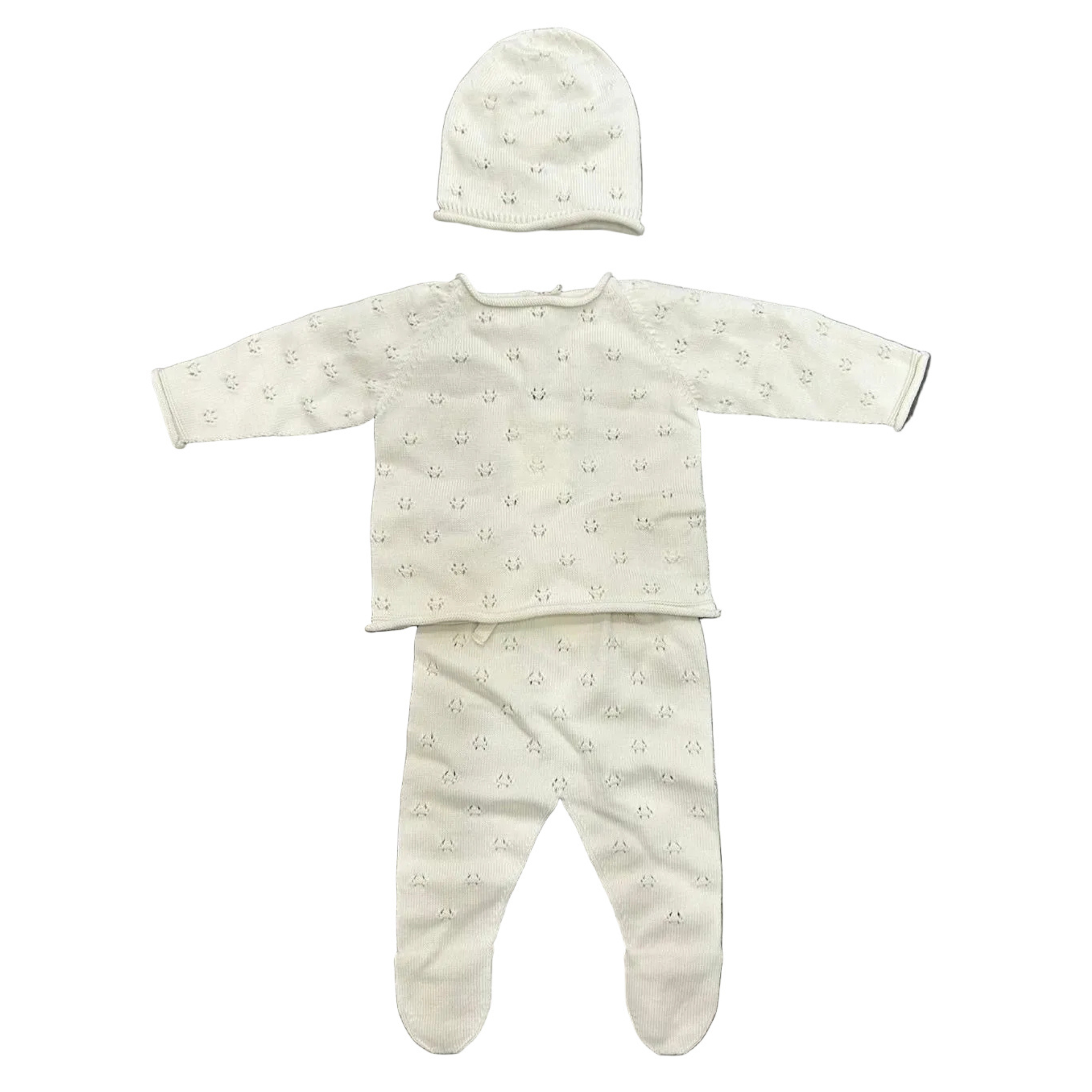Li & Me - Knit Patterned 3 Pcs Set