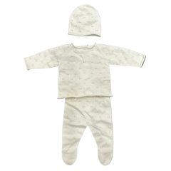 Li & Me - Knit Patterned 3 Pcs Set