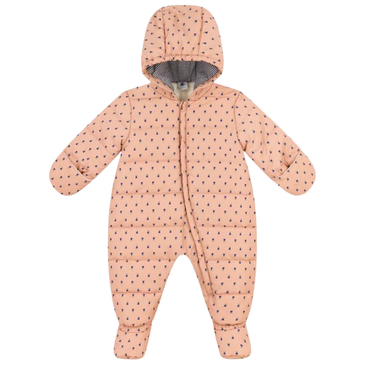 Petit Bateau | Floral Hooded Snowsuit