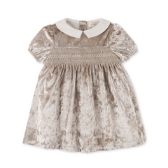 Gingersnaps | Baby Girl Selina Short Sleeves Smocked Dress