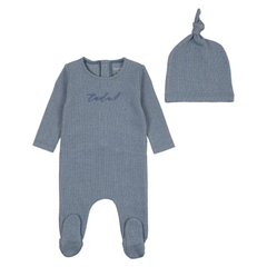 Bee and Dee - Tada! Footie/Beanie - Sailor Blue