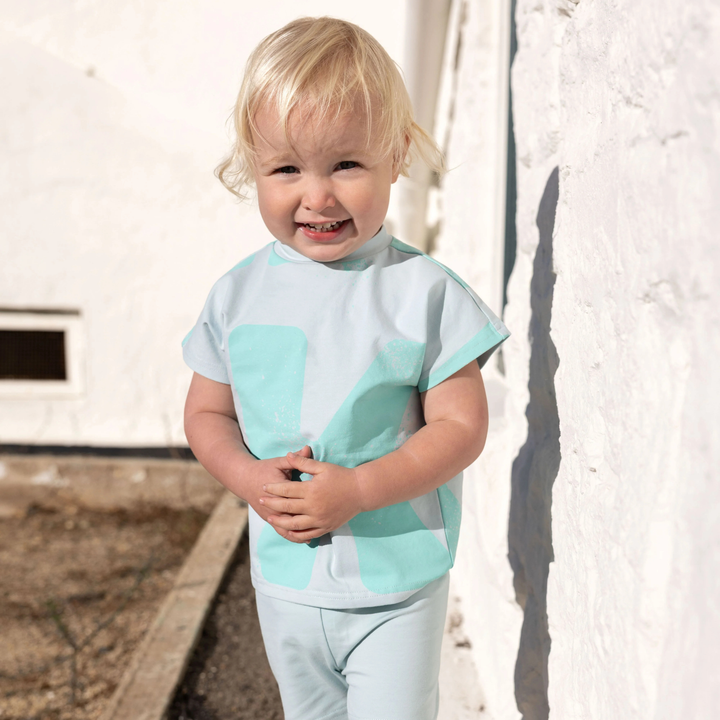 Tess Logo All Over Baby Boy T-Shirt & Shorts Set