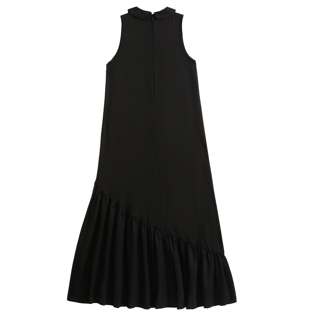 Emery Slanted Tier Collar Maxi Dress