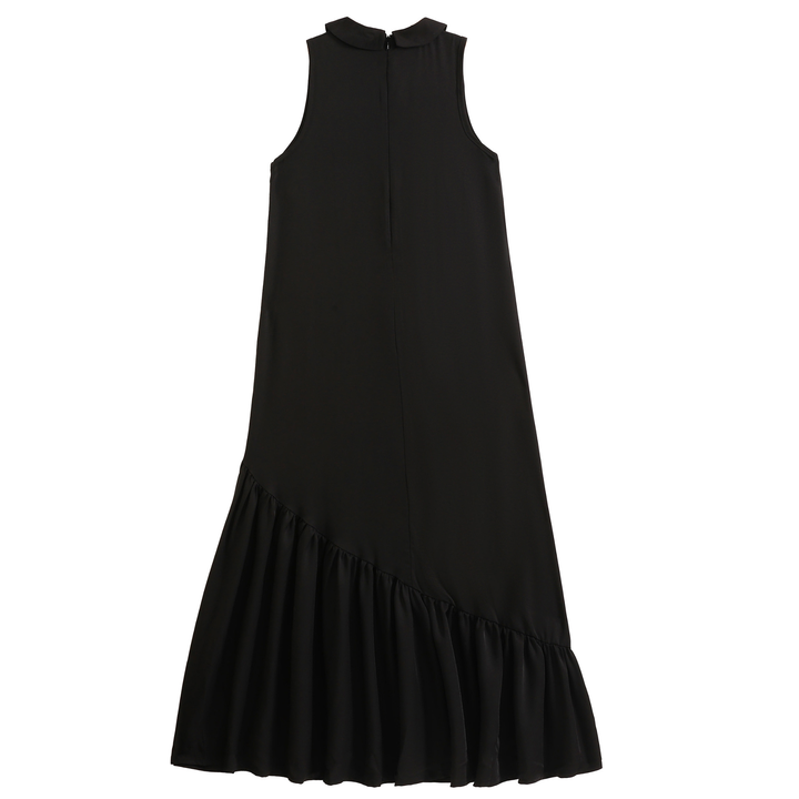 Emery Slanted Tier Collar Maxi Dress