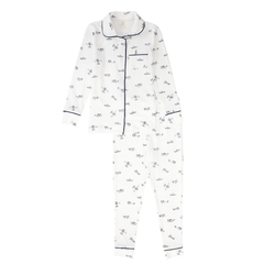 Piped Printed Pajama – Kids’ Soft Cotton Sleepwear Set