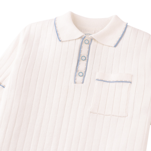 Gingersnaps Reiner Polo Shirt with Stripe Tipping Accents