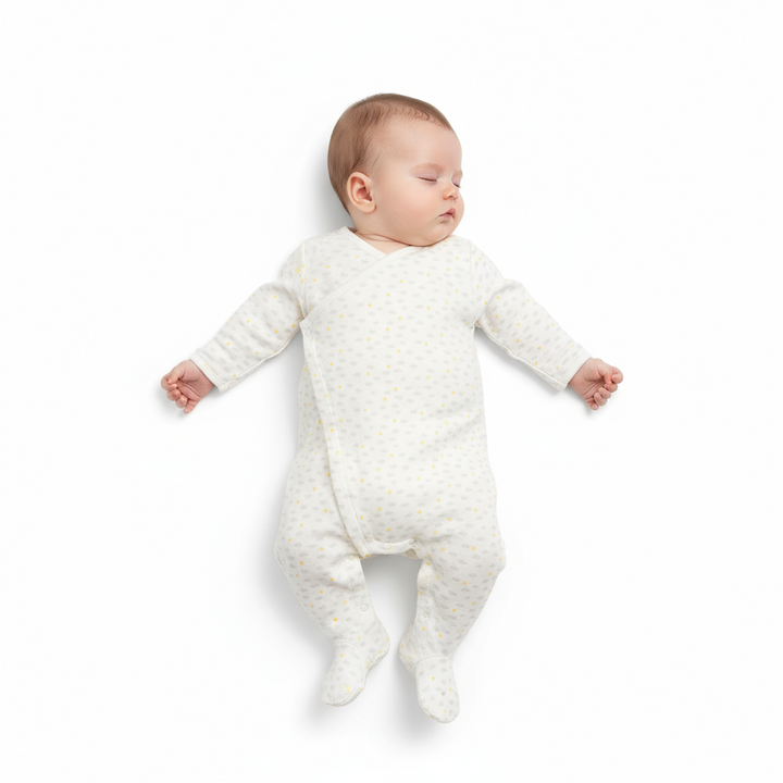 Petit Bateau Cloud Print Footie