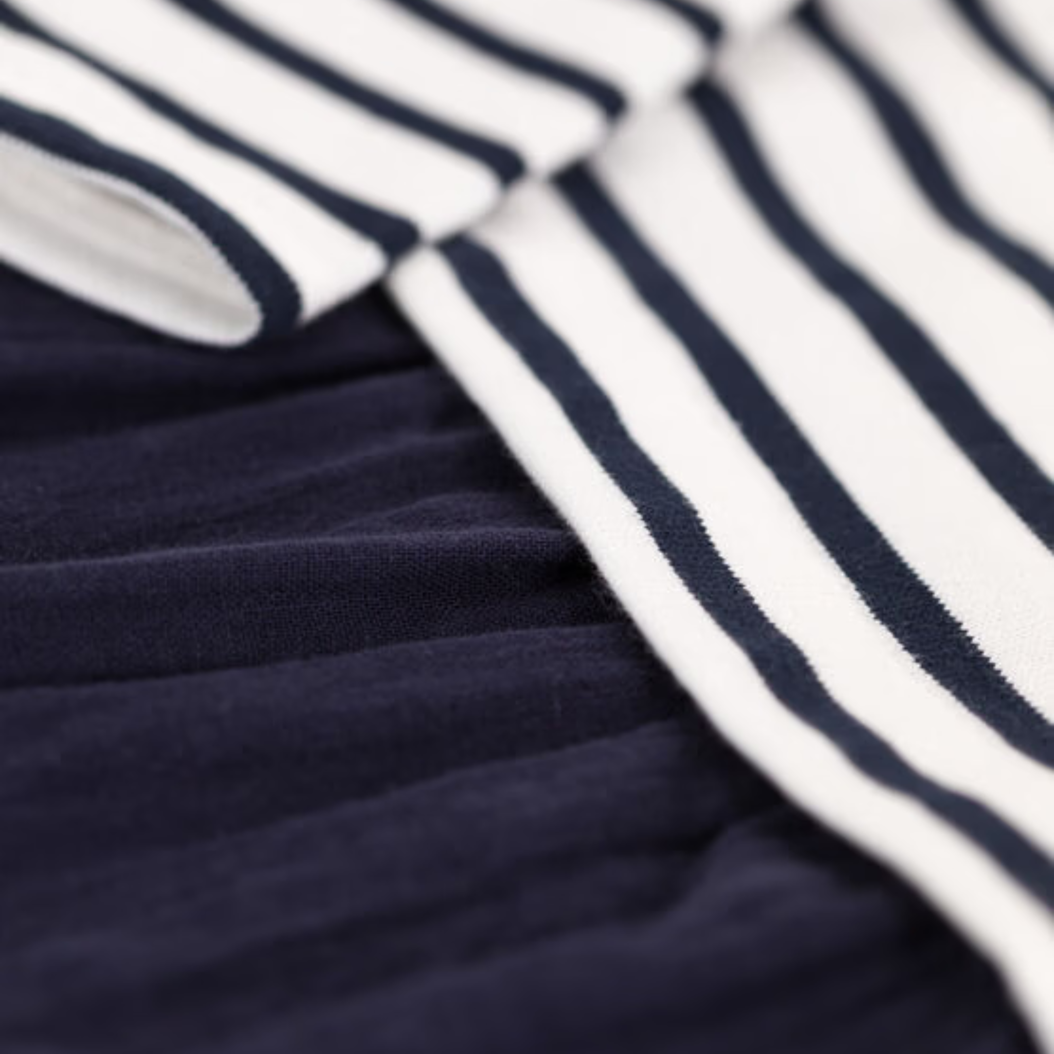 Petit Bateau - Baby Girl Stripe Long Sleeve Dress | Classic French Style