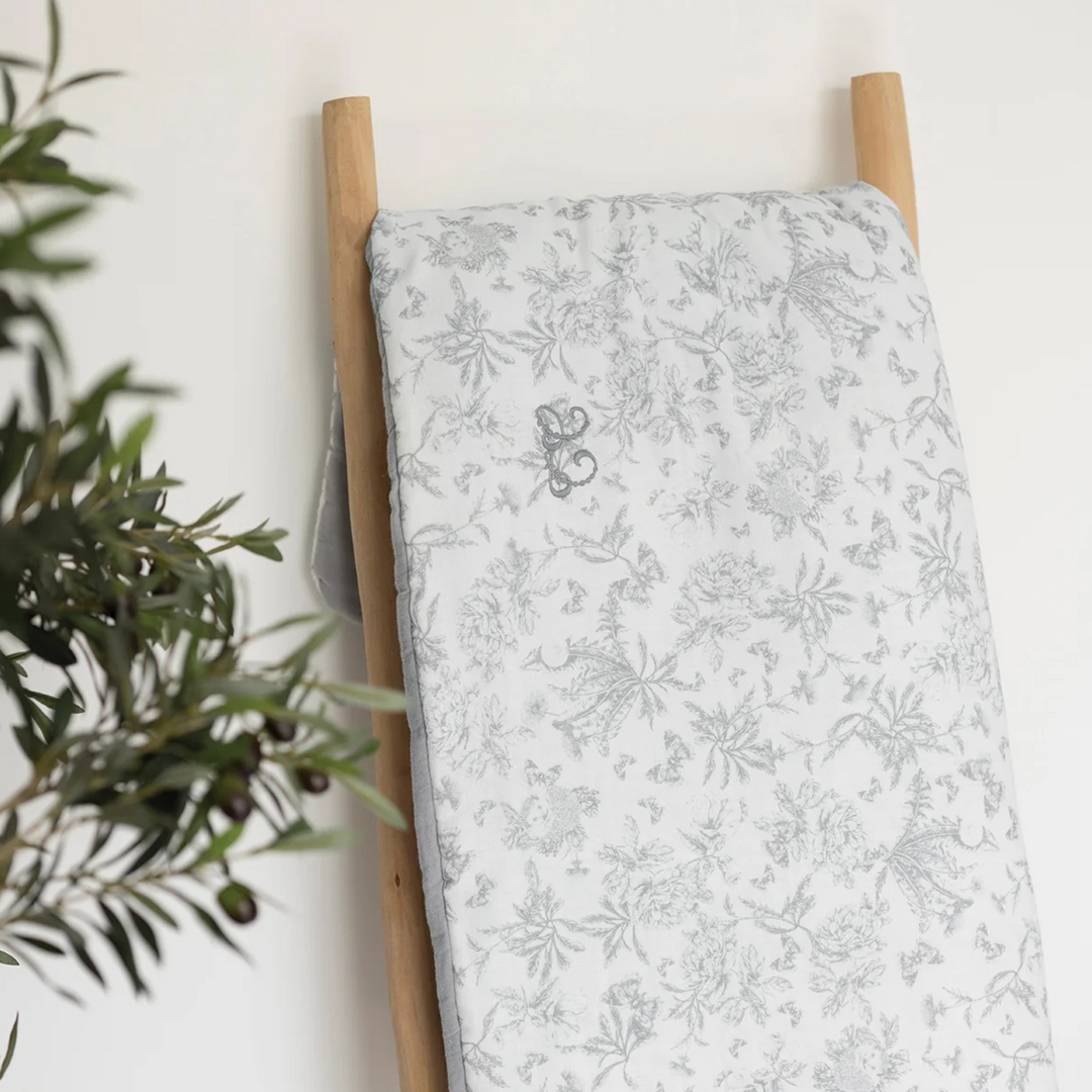 Tartine et Chocolat Grey Heather Toile Blanket